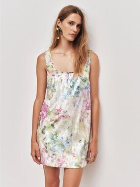 Aje Multi-Color Sequin Mini Dress